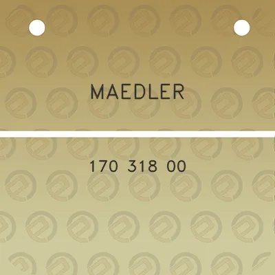 maedler-170-318-00