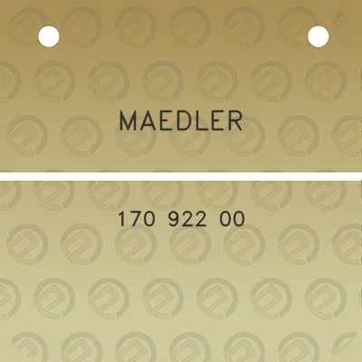 maedler-170-922-00