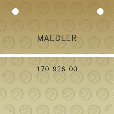 maedler-170-926-00