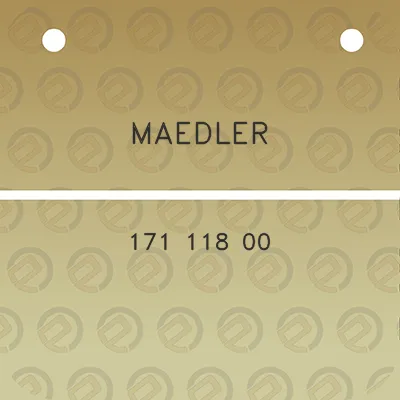 maedler-171-118-00