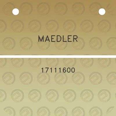 maedler-17111600