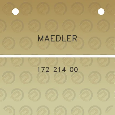 maedler-172-214-00