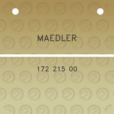 maedler-172-215-00