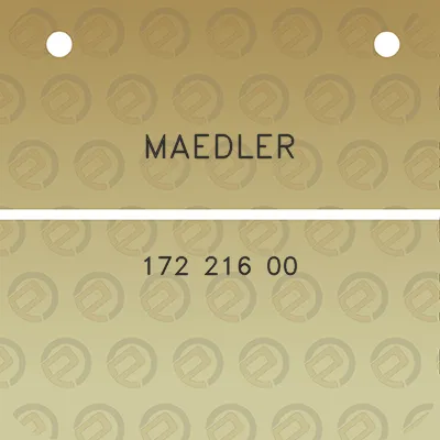 maedler-172-216-00