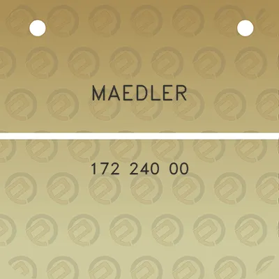 maedler-172-240-00