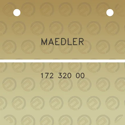 maedler-172-320-00