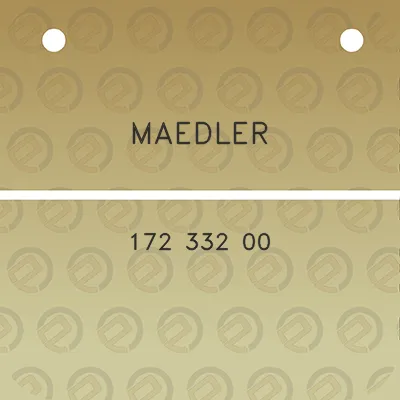 maedler-172-332-00