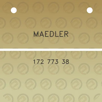 maedler-172-773-38