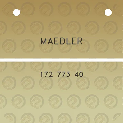 maedler-172-773-40