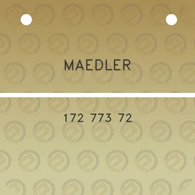 maedler-172-773-72