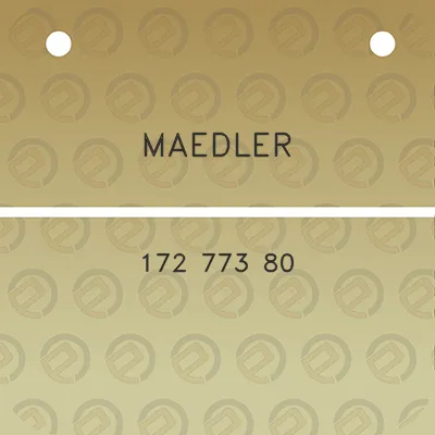 maedler-172-773-80