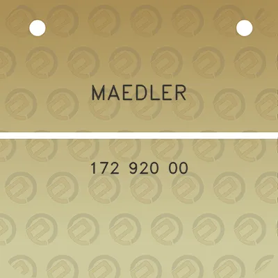 maedler-172-920-00