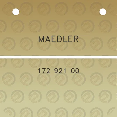 maedler-172-921-00