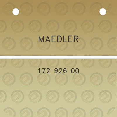 maedler-172-926-00