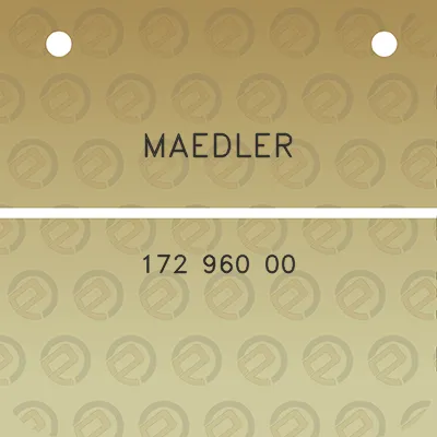 maedler-172-960-00