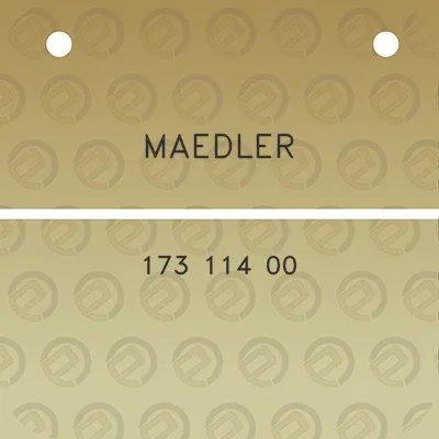 maedler-173-114-00