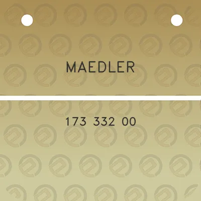 maedler-173-332-00