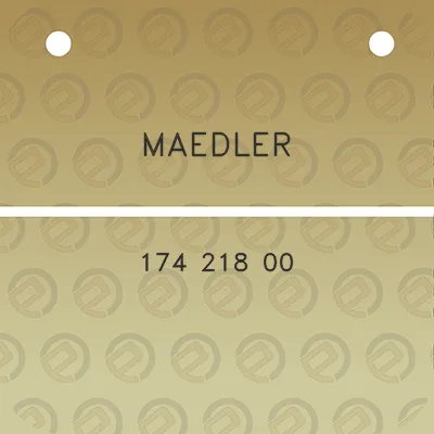 maedler-174-218-00