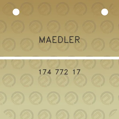 maedler-174-772-17