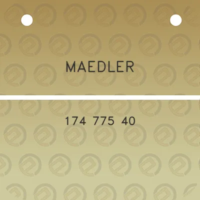 maedler-174-775-40