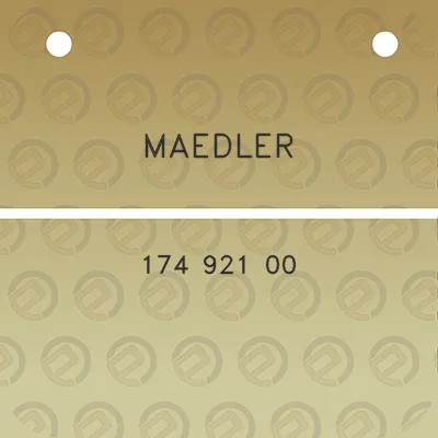 maedler-174-921-00