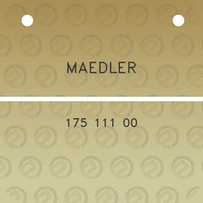 maedler-175-111-00