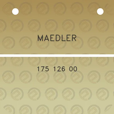 maedler-175-126-00