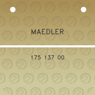 maedler-175-137-00