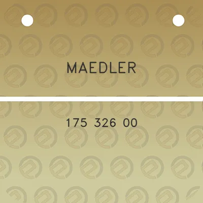 maedler-175-326-00