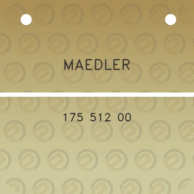 maedler-175-512-00