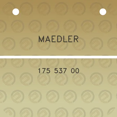 maedler-175-537-00