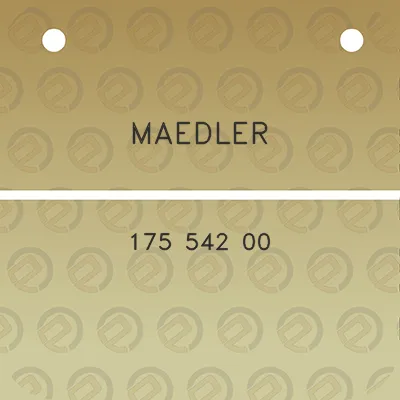 maedler-175-542-00