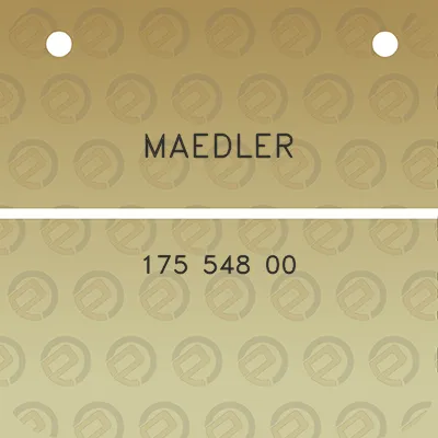 maedler-175-548-00