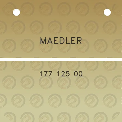 maedler-177-125-00