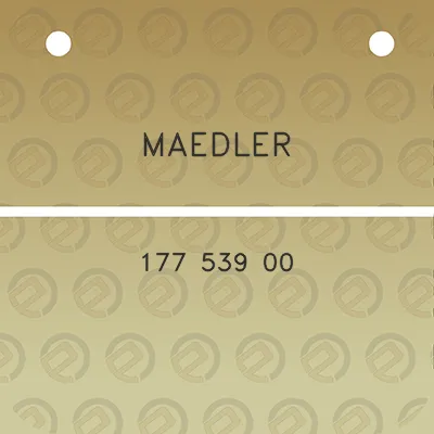 maedler-177-539-00