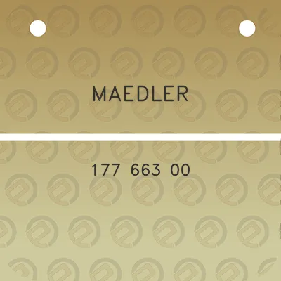 maedler-177-663-00