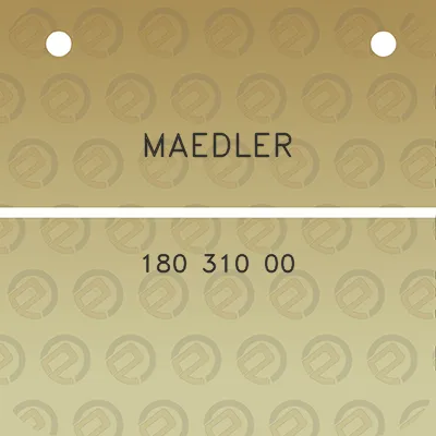 maedler-180-310-00