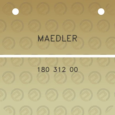 maedler-180-312-00