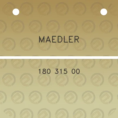 maedler-180-315-00