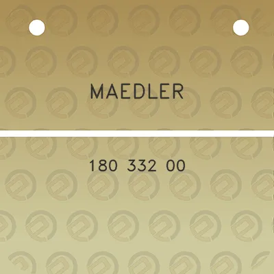 maedler-180-332-00