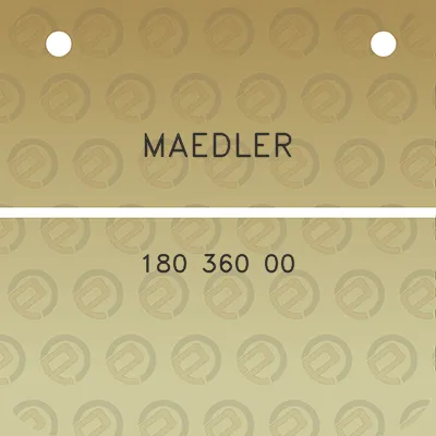 maedler-180-360-00