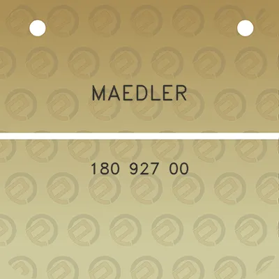 maedler-180-927-00