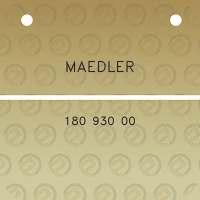 maedler-180-930-00