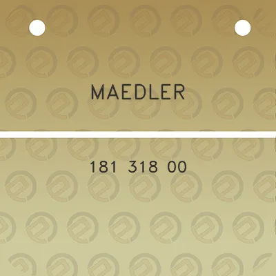 maedler-181-318-00