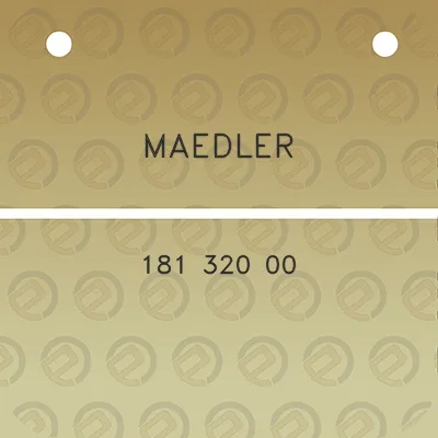 maedler-181-320-00