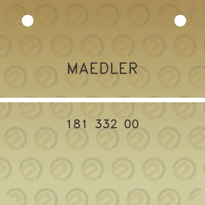 maedler-181-332-00