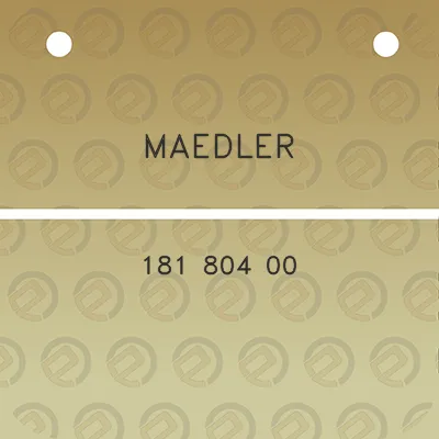 maedler-181-804-00