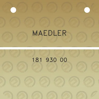 maedler-181-930-00