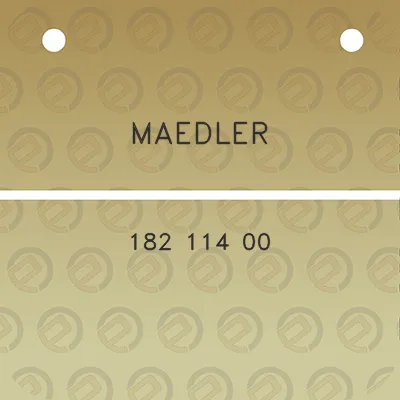 maedler-182-114-00