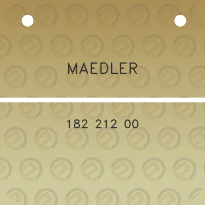 maedler-182-212-00